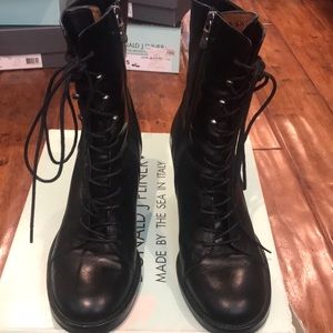 Donald Pliner combat boot 7.5